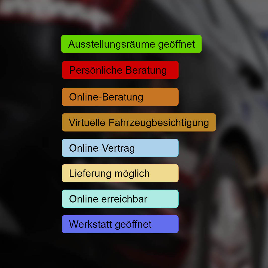 Kontaktloser Online Fahrzeugverkauf bei Autohaus Rastetter GmbH